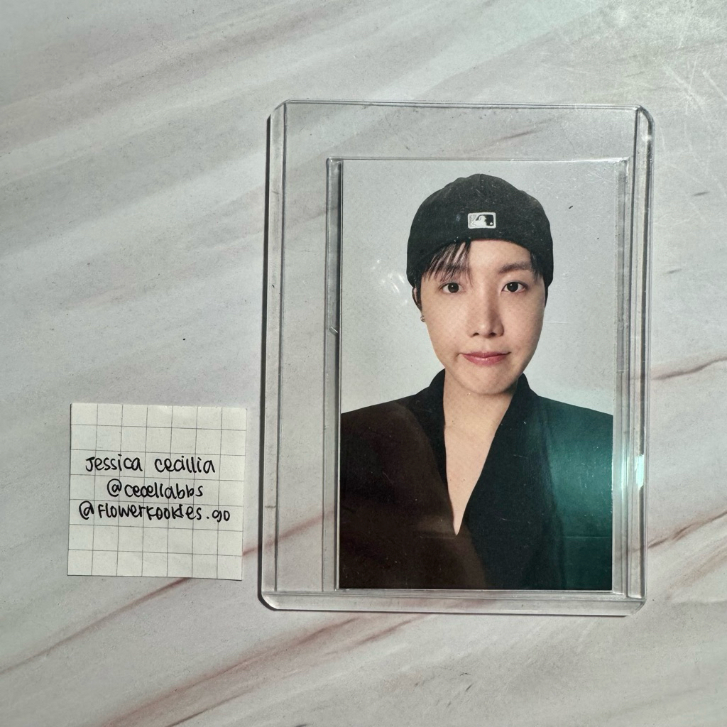BTS JHOPE HOPE ON THE STAGE HOTS TOUR MERCHANDISE HOODIE PHOTOCARD PC ONLY OFFICIAL