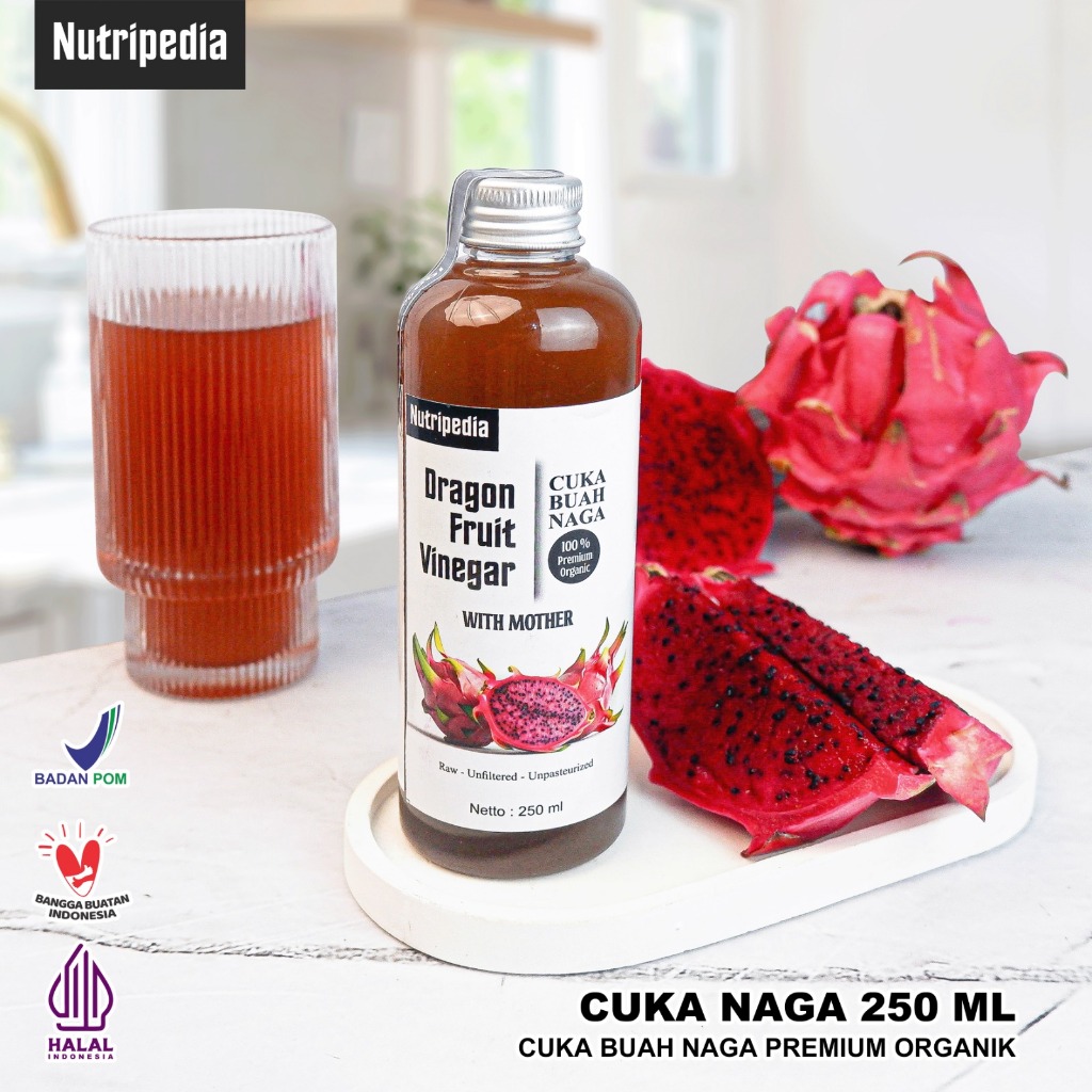 

Nutripedia - Cuka Buah Naga 250ml Dragon Vinegar With The Mother