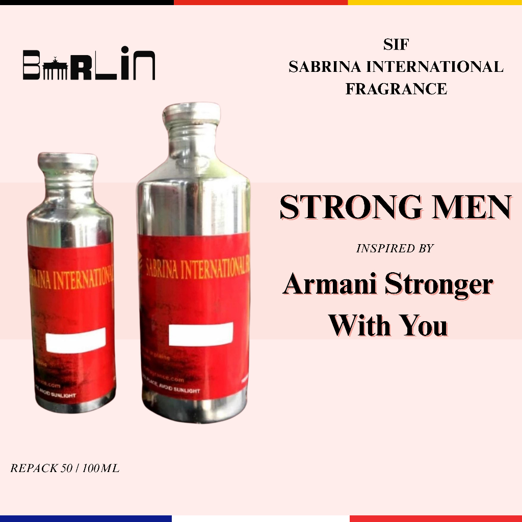 STRONG MEN INSPIRED BIBIT PARFUM SEARAH STRONGER WITH YOU BY SIF - ASLI 100%