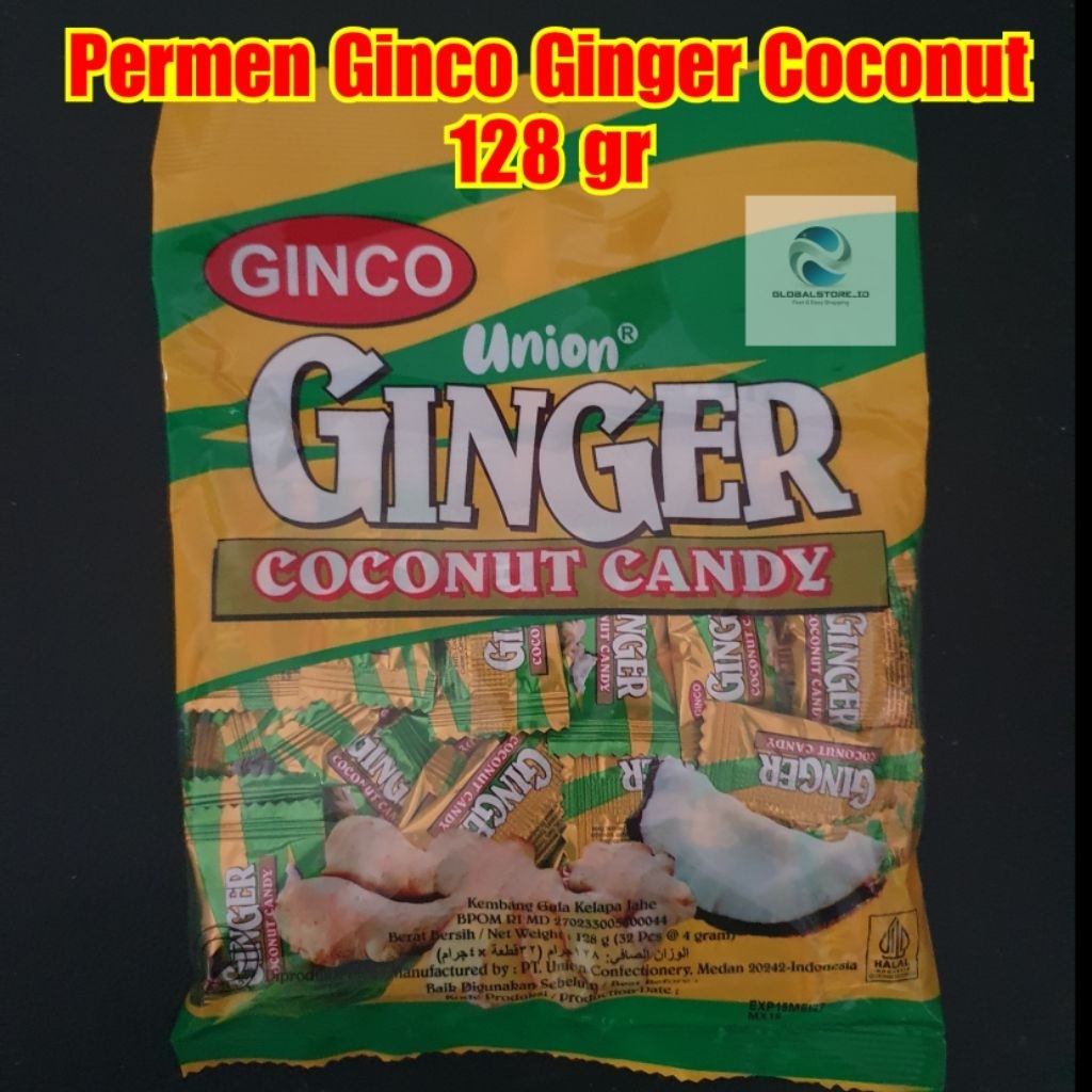 

Permen Ginco Ginger Coconut 128gr