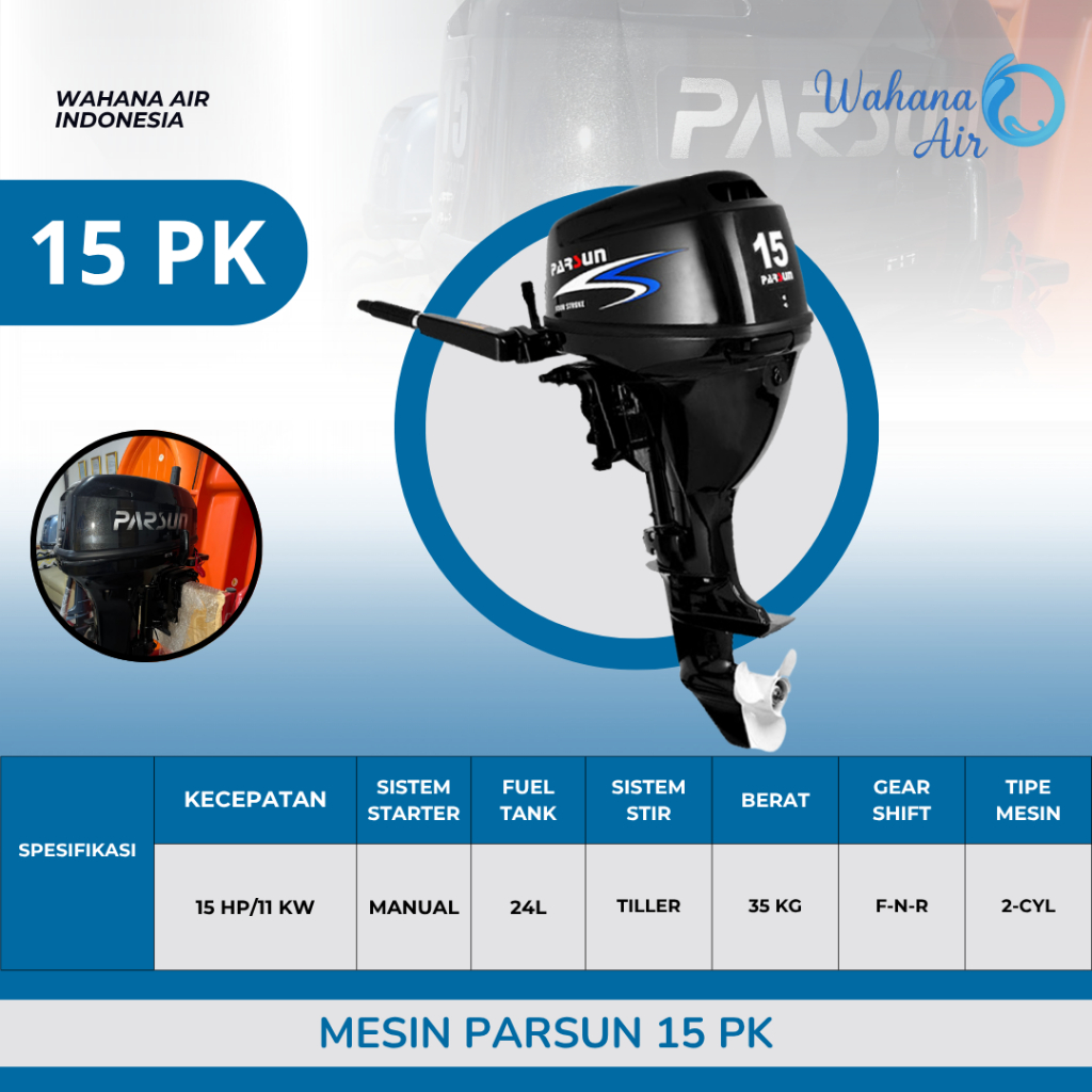 MESIN PARSUN 15PK | MESIN PERAHU KARET | MESIN PERAHU RESCUE | MESIN TEMPEL | MESIN PARSUN 15HP | ME