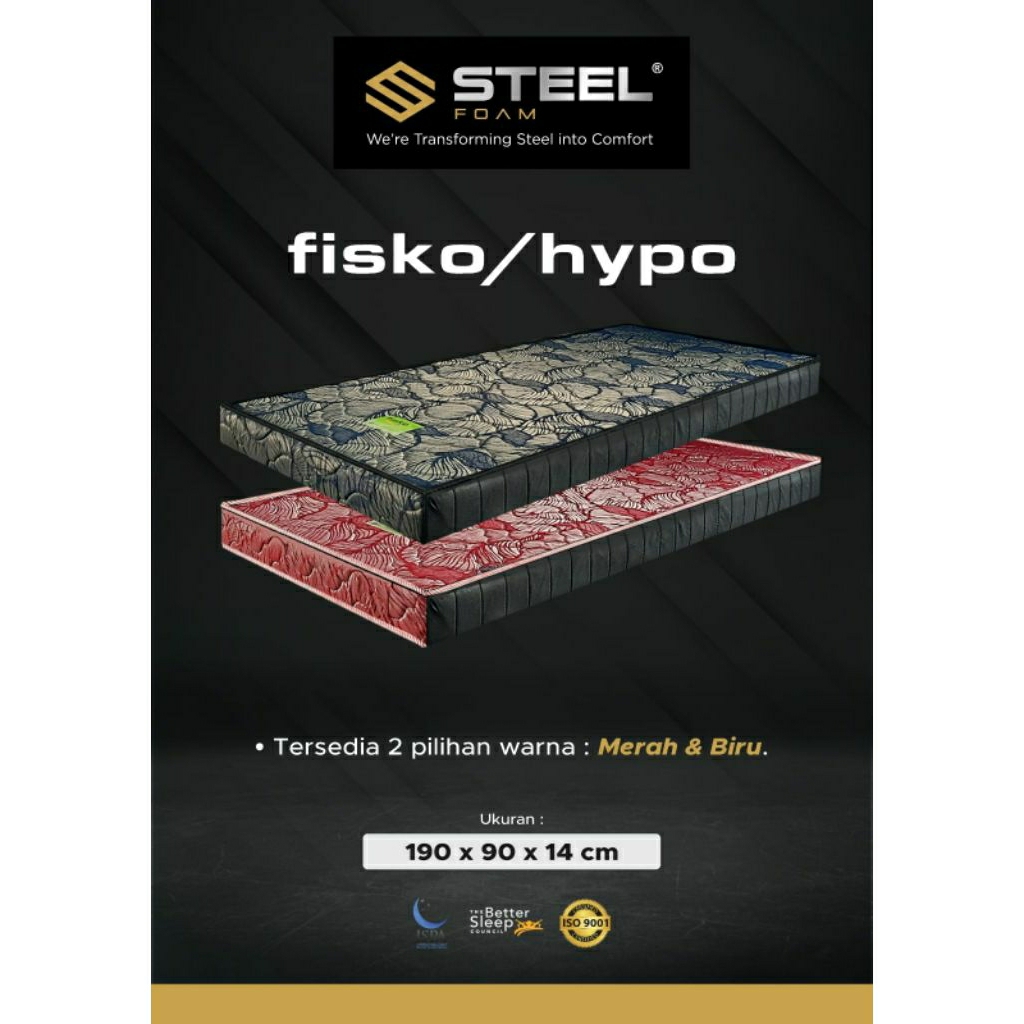 Kasur Busa 3 Kaki - Kasur Ekonomis - Tilam Busa Anak Kos Murah