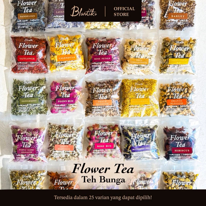 

Blantika Flower Tea Peach Blossom - Teh Bunga Relaksasi Alami dengan Aroma Manis Bunga Musim Semi