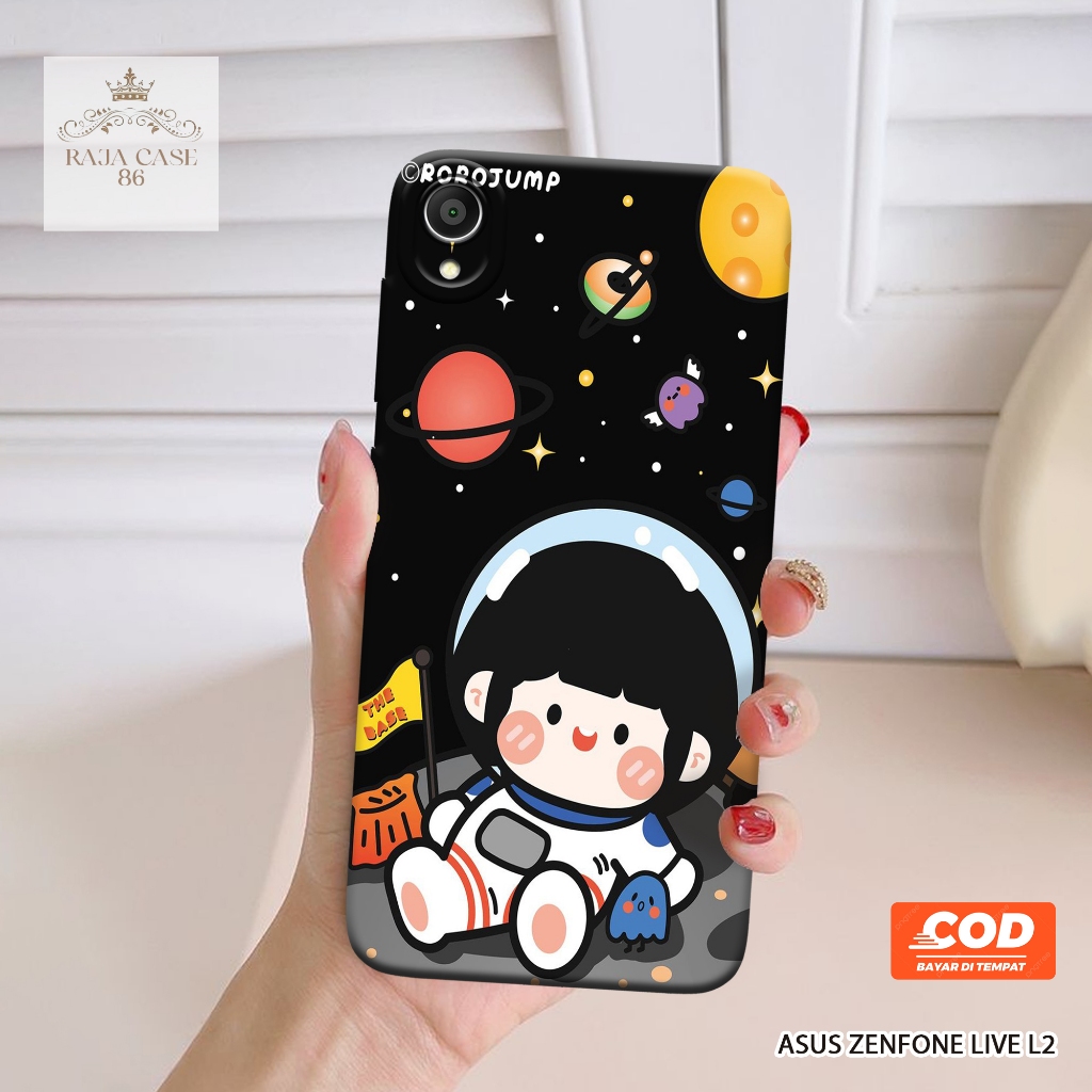 Case Asus Zenfone Live L2 - Rajacase - casing Asus Zenfone Live L2 - Motif case Cartoon - Pelindung 