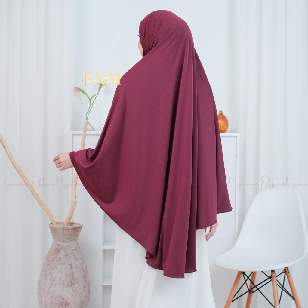 HOT SALE KHIMAR DAGU MALAY JUMBO - HIJAB INSTAN SOFT PET MALAY PLUS DAGU JERSEY XXL JUMBO