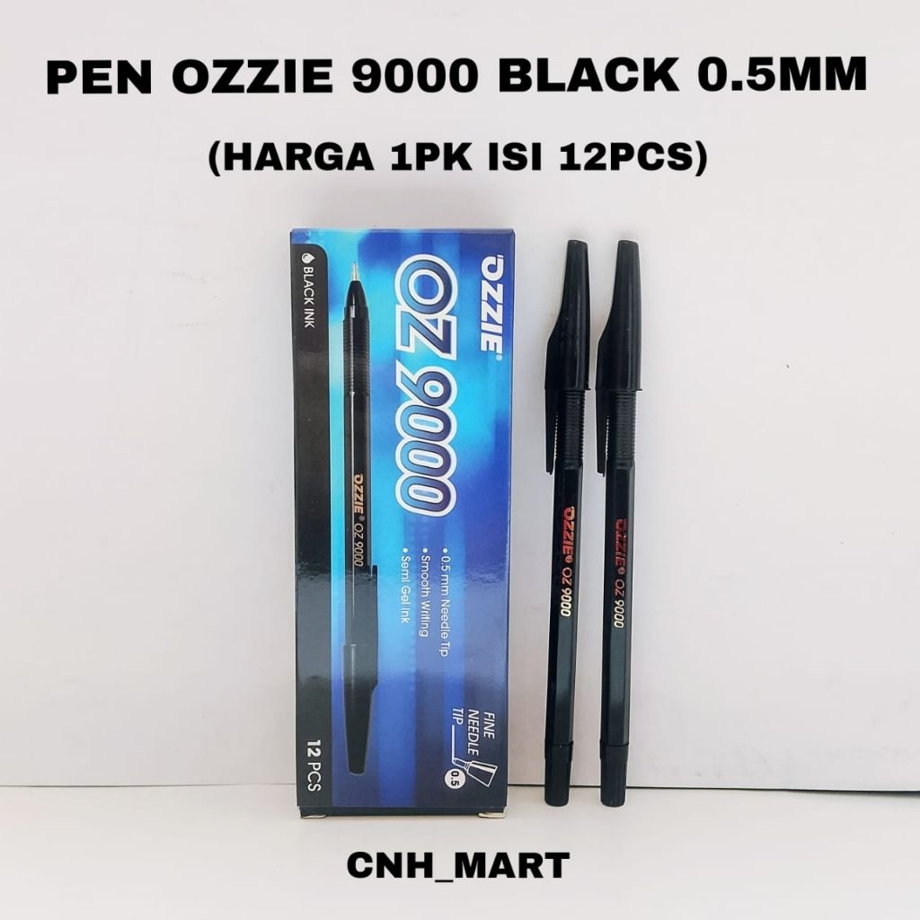 

(12PCS)- Pulpen - Pena - Ballpoint - Pulpen Ozzie OZ 9000 0.5MM Harga 12PCS