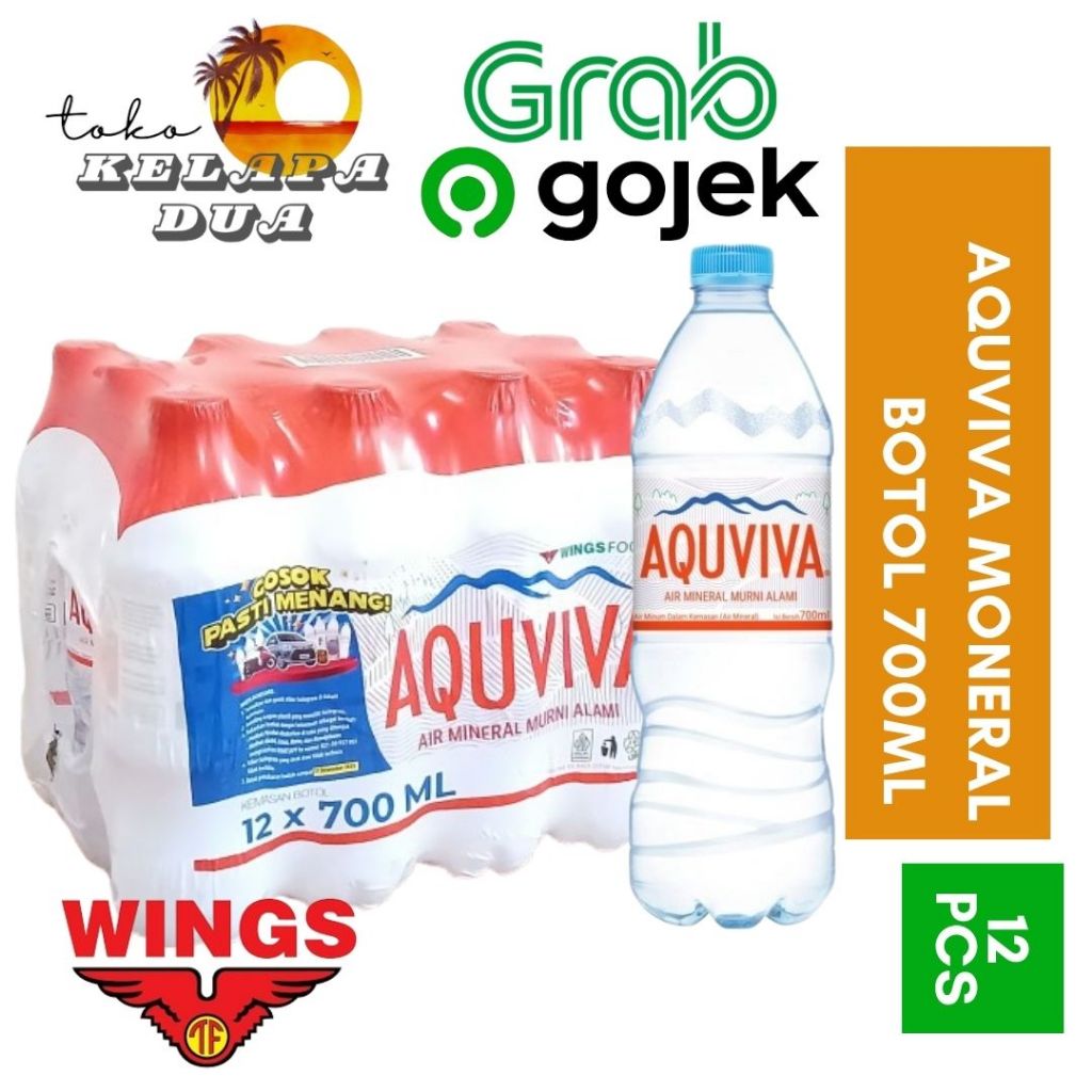 

AQUVIVA Air Mineral Botol Kartonan 700ml Isi 12pcs - ONLY INSTAN