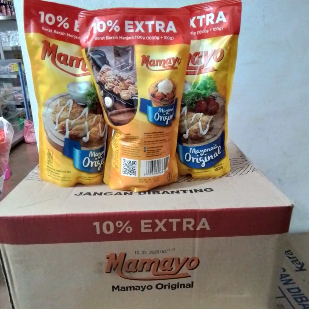 

Mamayo Mayonais Original 1kg 1dus @12 pak