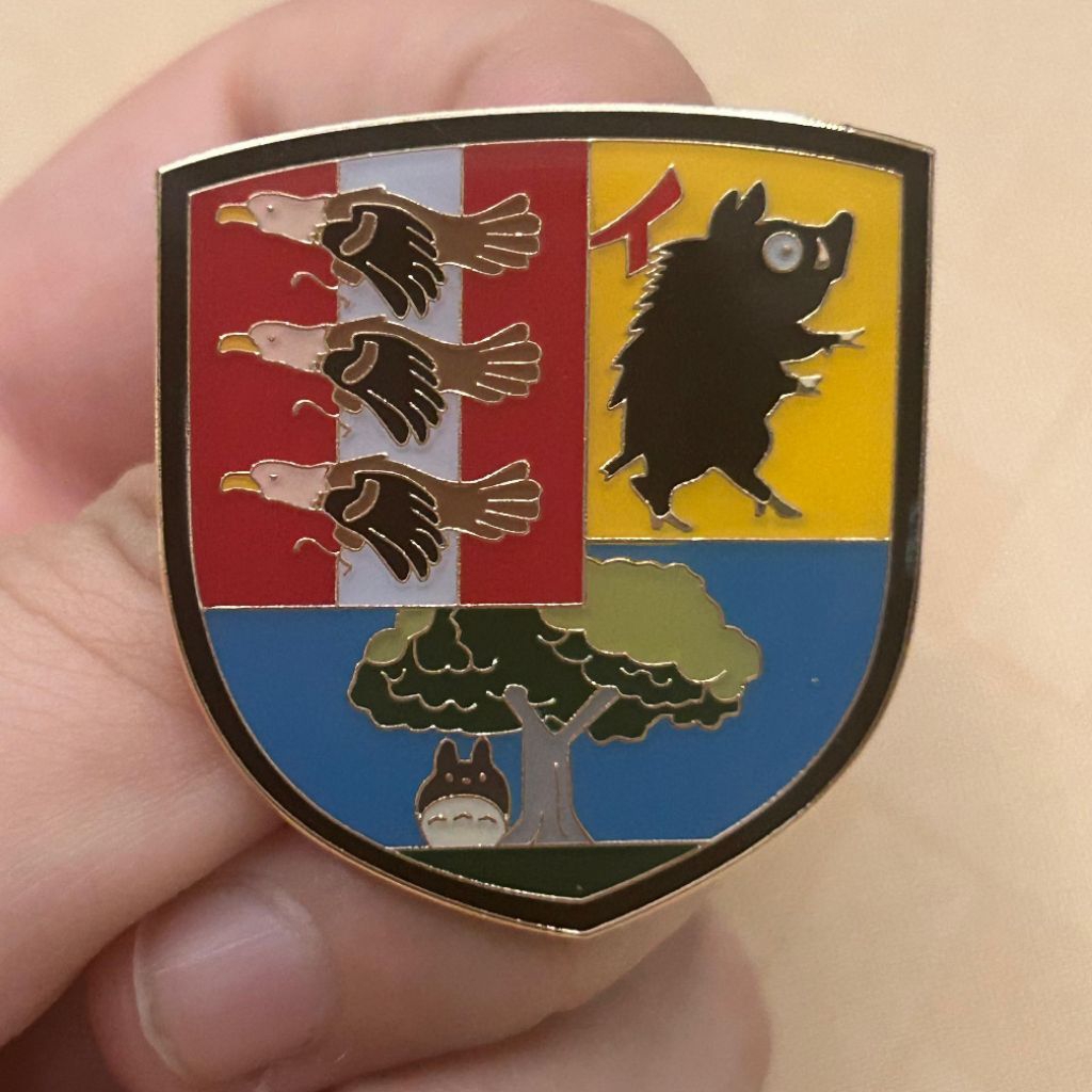 Enamel Pin Original Ghibli Studio Jepang