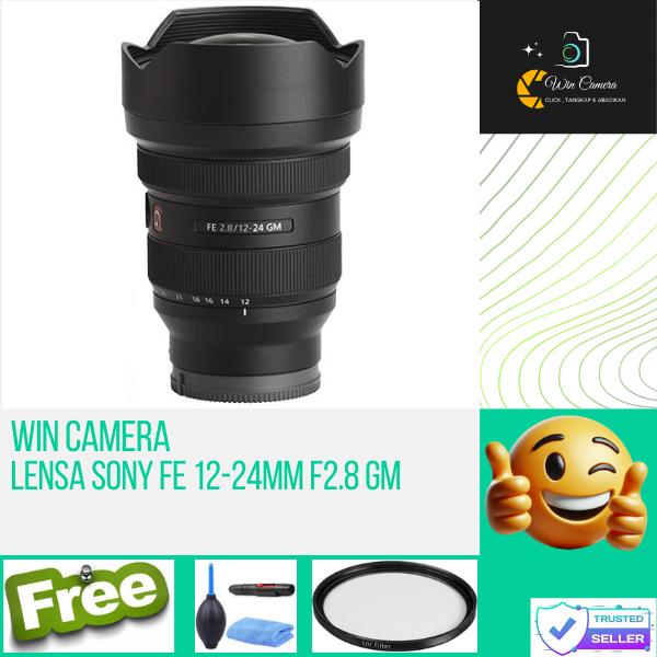Lensa Sony FE 12-24mm f2.8 GM / Lensa Kamera Sony / Lensa Camera Sony / Lens Kamera Sony / Lens Came