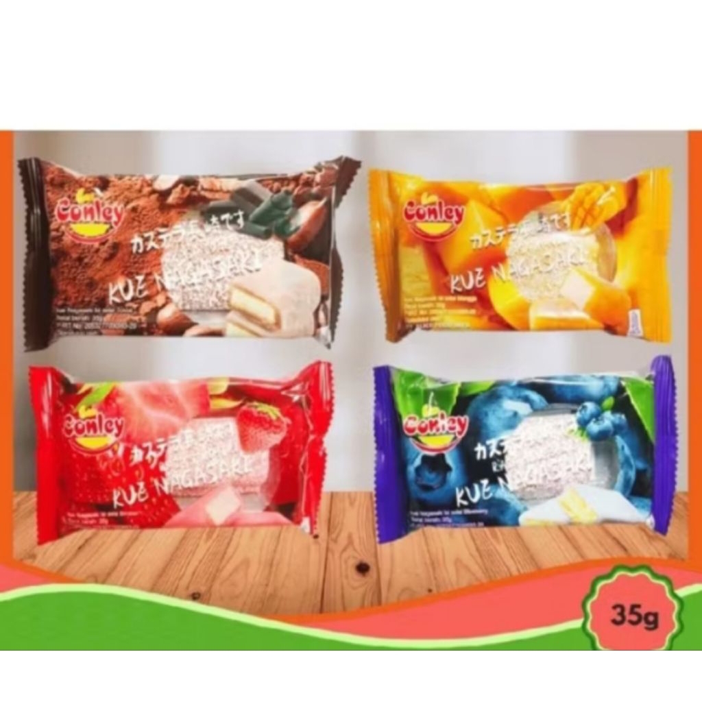 

Conley Kue Nagasaki 35gram paket10pcs dan1dus60pcs