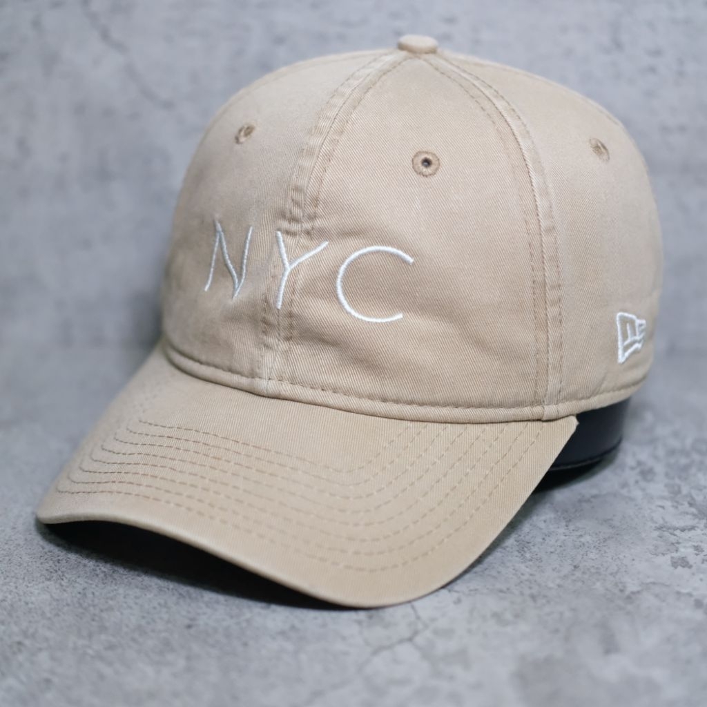 Topi casual NYC NEW ERA Original coklat
