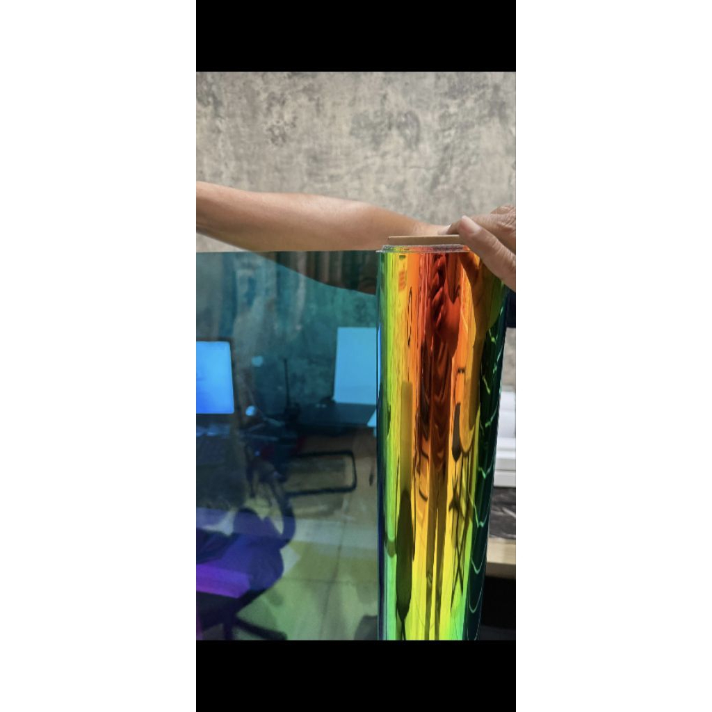 Kaca Film Rainbow pelangi Kaca Film Mobil dan Rumah