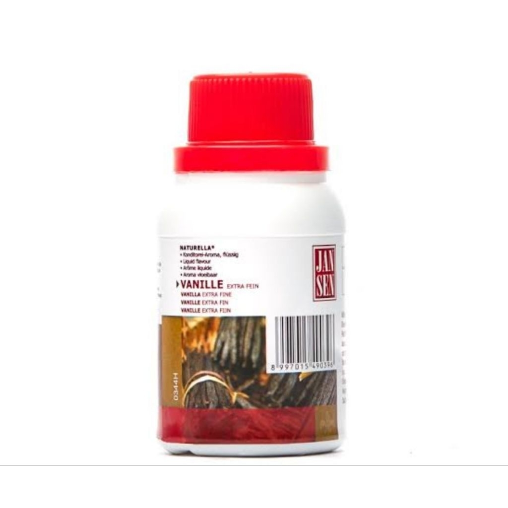 

Jansen Vanillie Extra Fein Bahan Pangan Perisa Alami Vanila Kemasan Ori 100ml