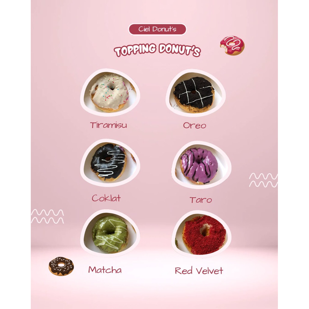 Ciel Donut’s | Donat topping | Donat premium halal