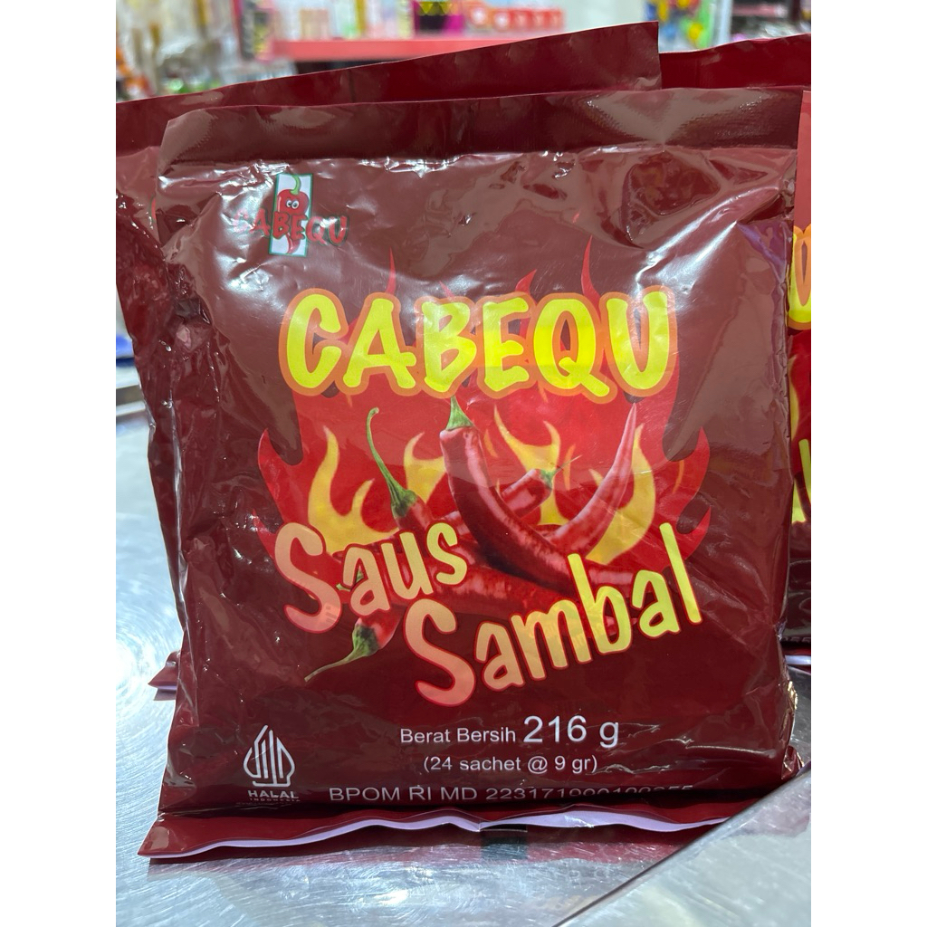 

CABEQU SAUS SAMBAL 216g (24sachet @9gr)