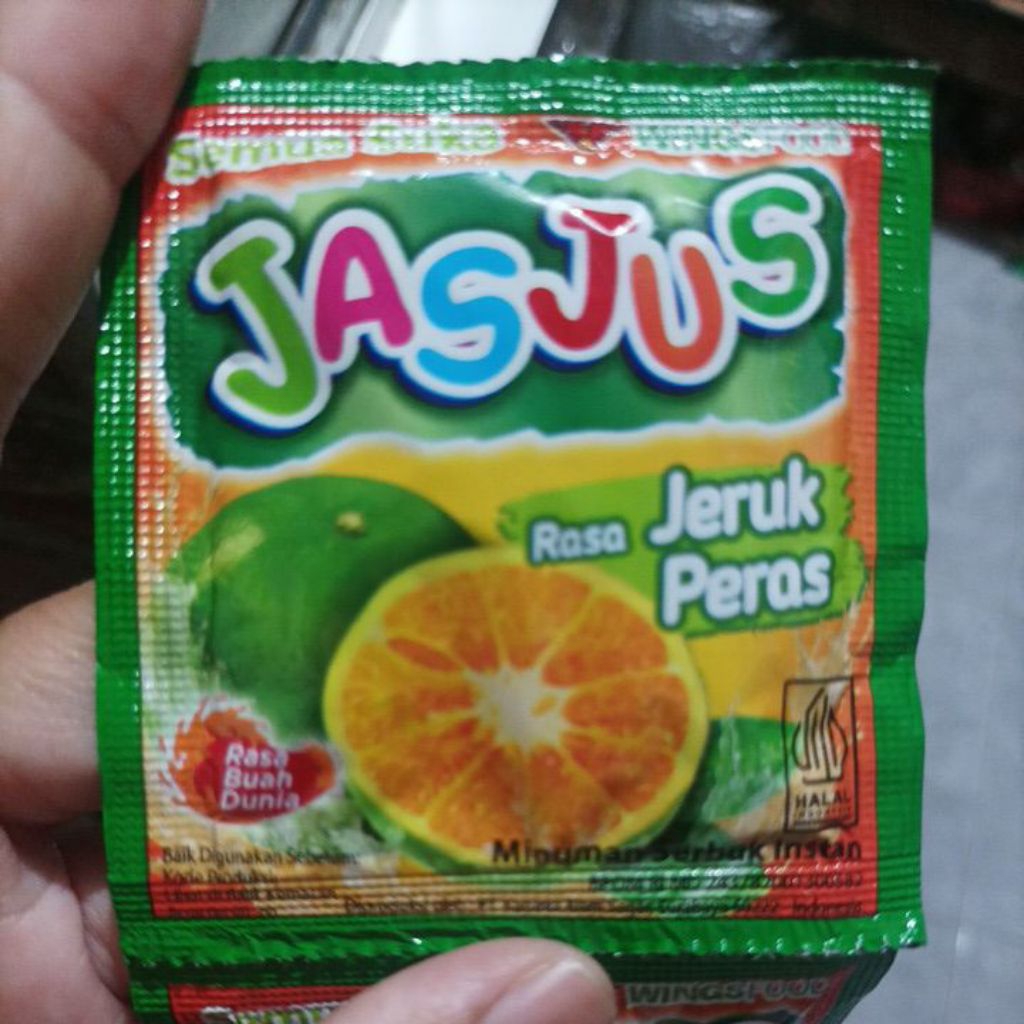 

HR003 JAS JUS rasa Jeruk peras minuman instan Jas Jus jeruk