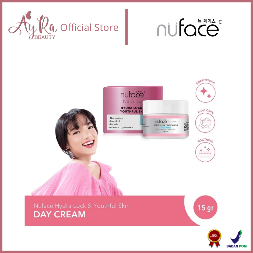 AyRa Beauty - Nuface Nu Glow Hydra Lock & Youthful Skin Day Cream