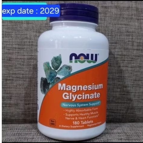 Now Magnesium Glycinate 180 tablets