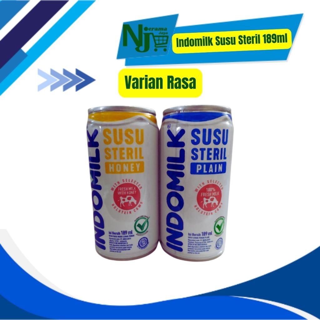 

Susu Steril Indomilk 189ml