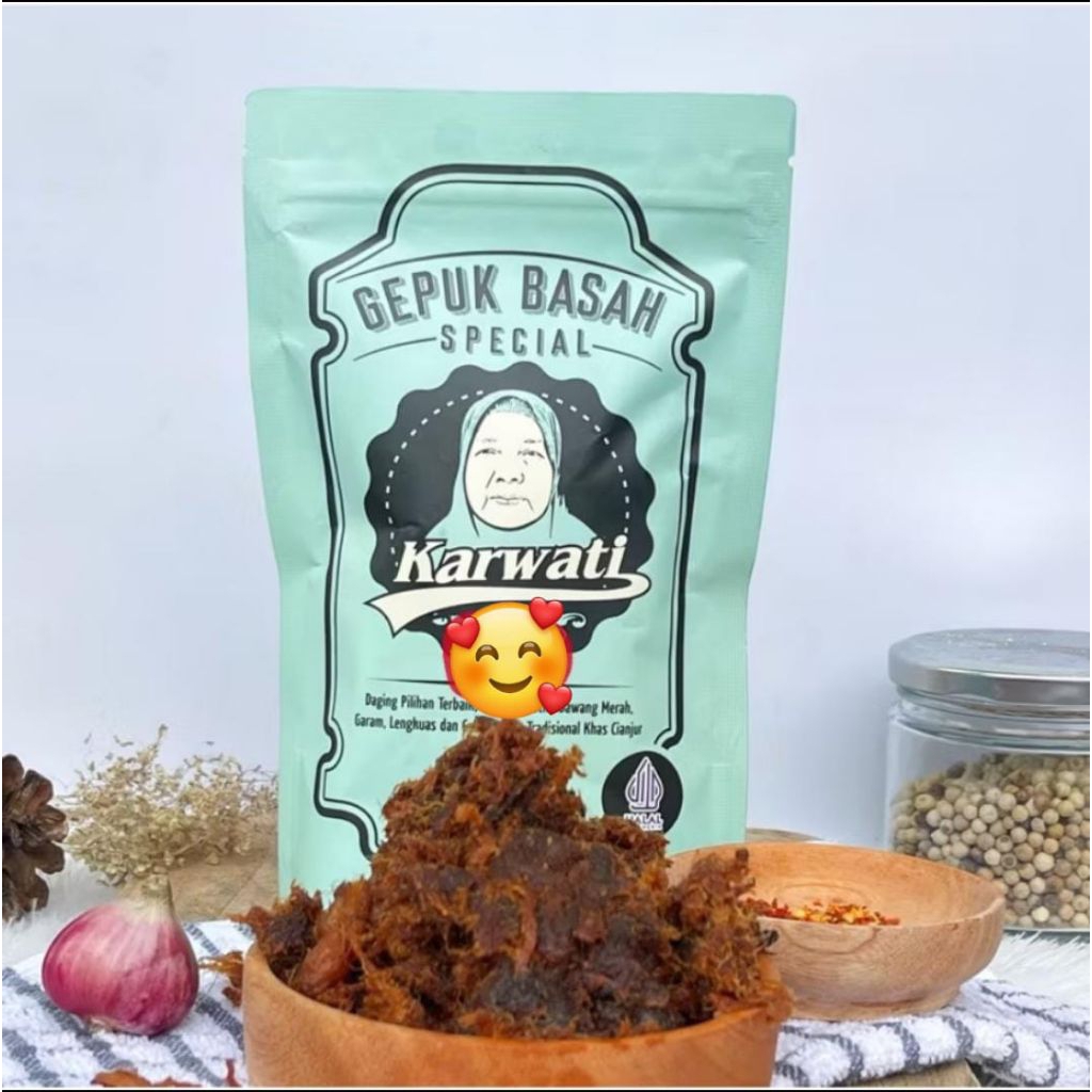 

Gepuk Basah Karwati 150gr