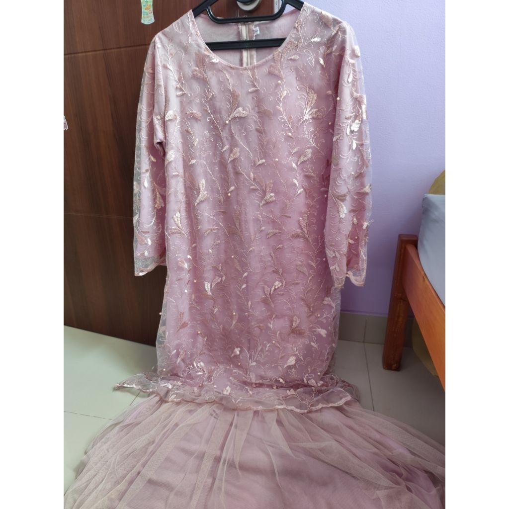 PRELOVED - Dress Duyung Lilac ukuran S