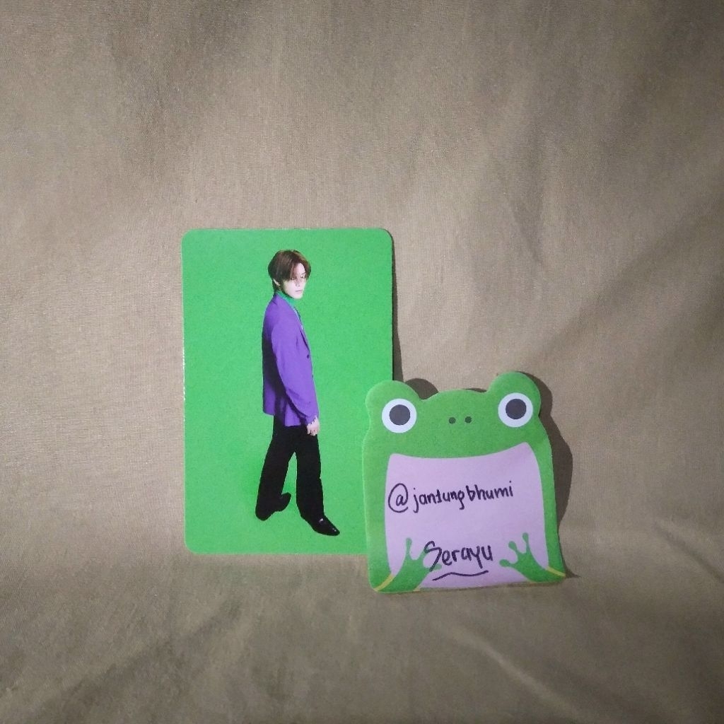 photocard ar clip Yuta - sticker album