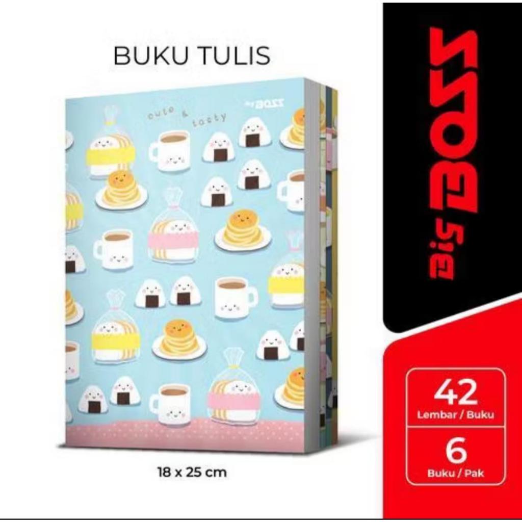 

[ 1 PAK ] Buku Tulis Panjang Besar Boxy BIG BOSS 42 Lembar Grosir (isi 6 Buku) / Buku Tulis Panjang Besar Boxy / Buku Tulis BIG BOSS BESAR PANJANG