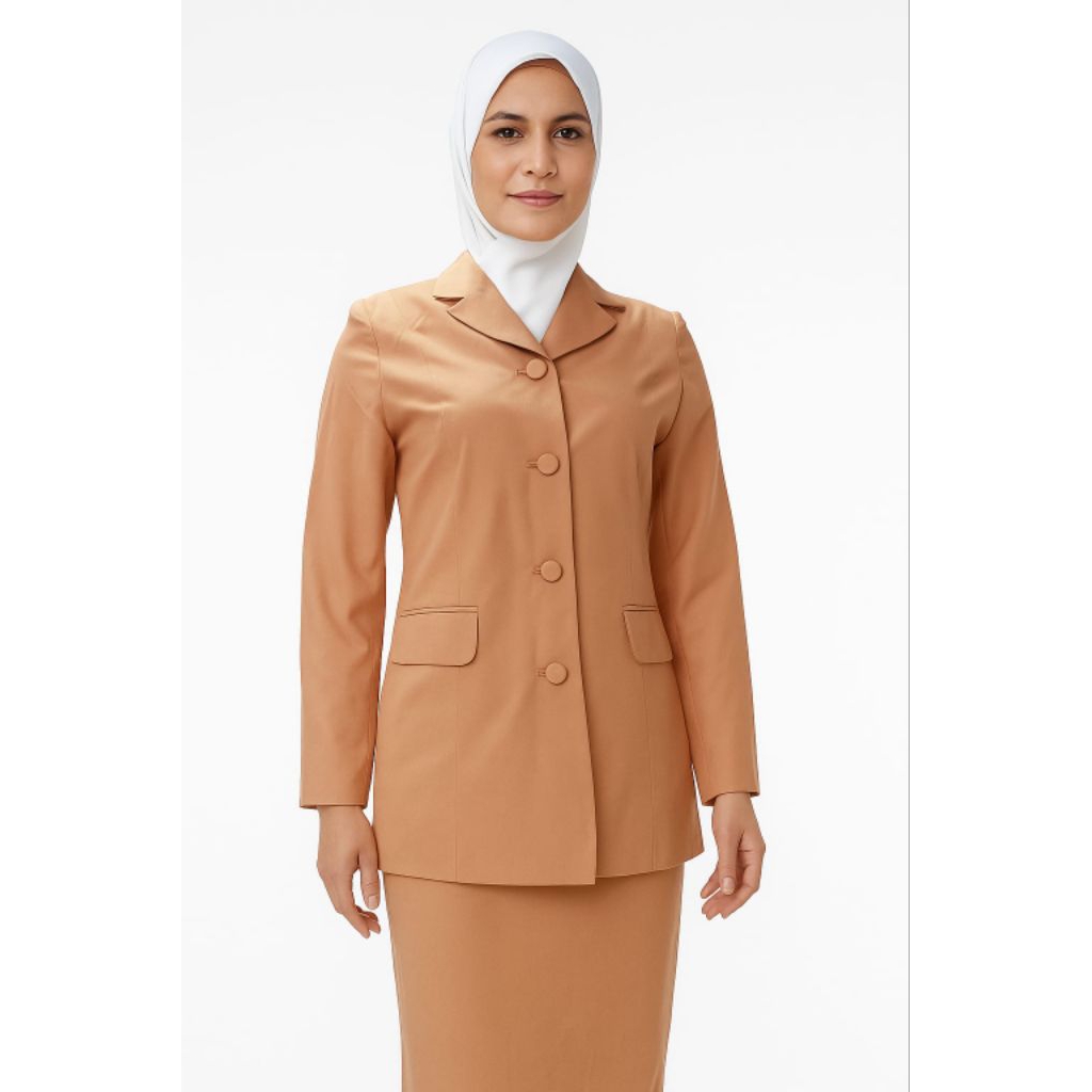 Setelan Blazer Dharma Wanita Persatuan Bonus Hijab dan Pin