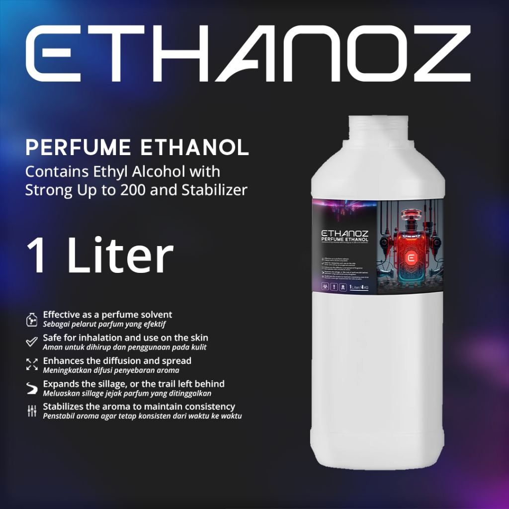 Ethanol Parfum Ethanoz 1 Liter Ethyl Alcohol