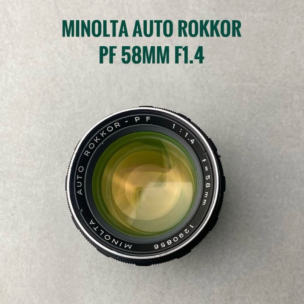 Minolta Auto Rokkor-PF 58mm f1.4 mount MD