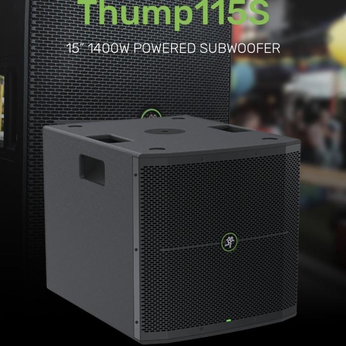 (JUAL 1 BUAH) Subwoofer 15 INCH Mackie Thump 115S / 115-S Active Subwoofer 1400 WATT - ORIGINAL