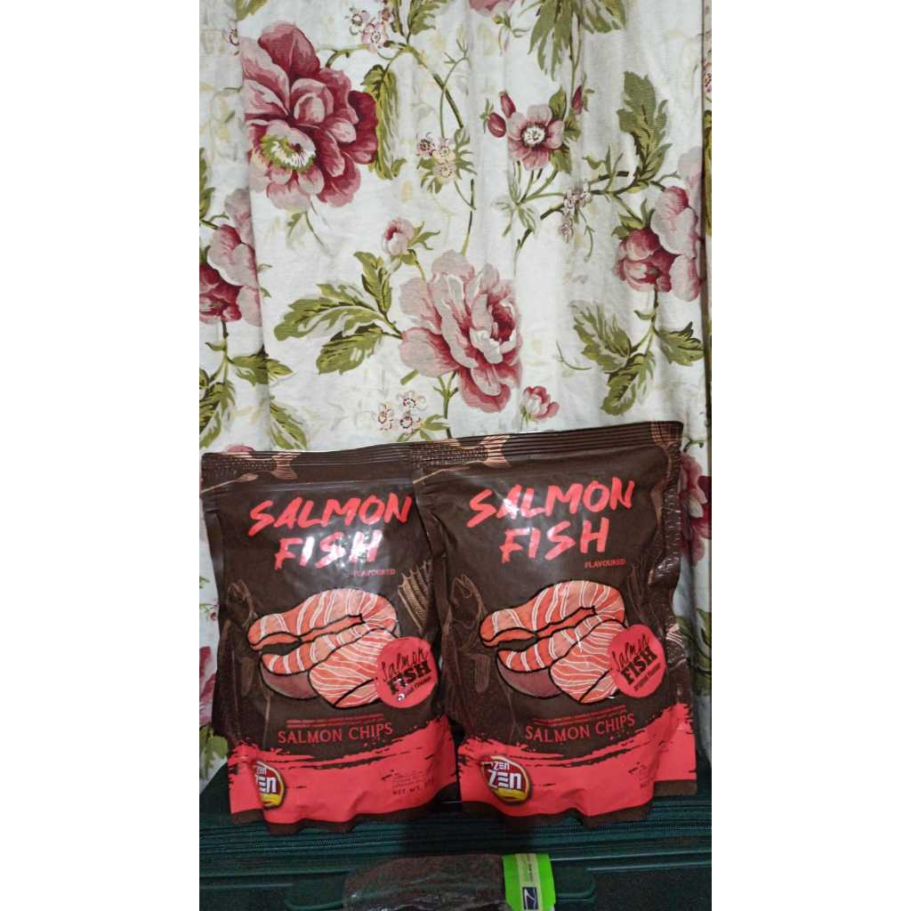 

Fish Skin Salmon ( Kulit Salmon ) Import Malaysia 70gram