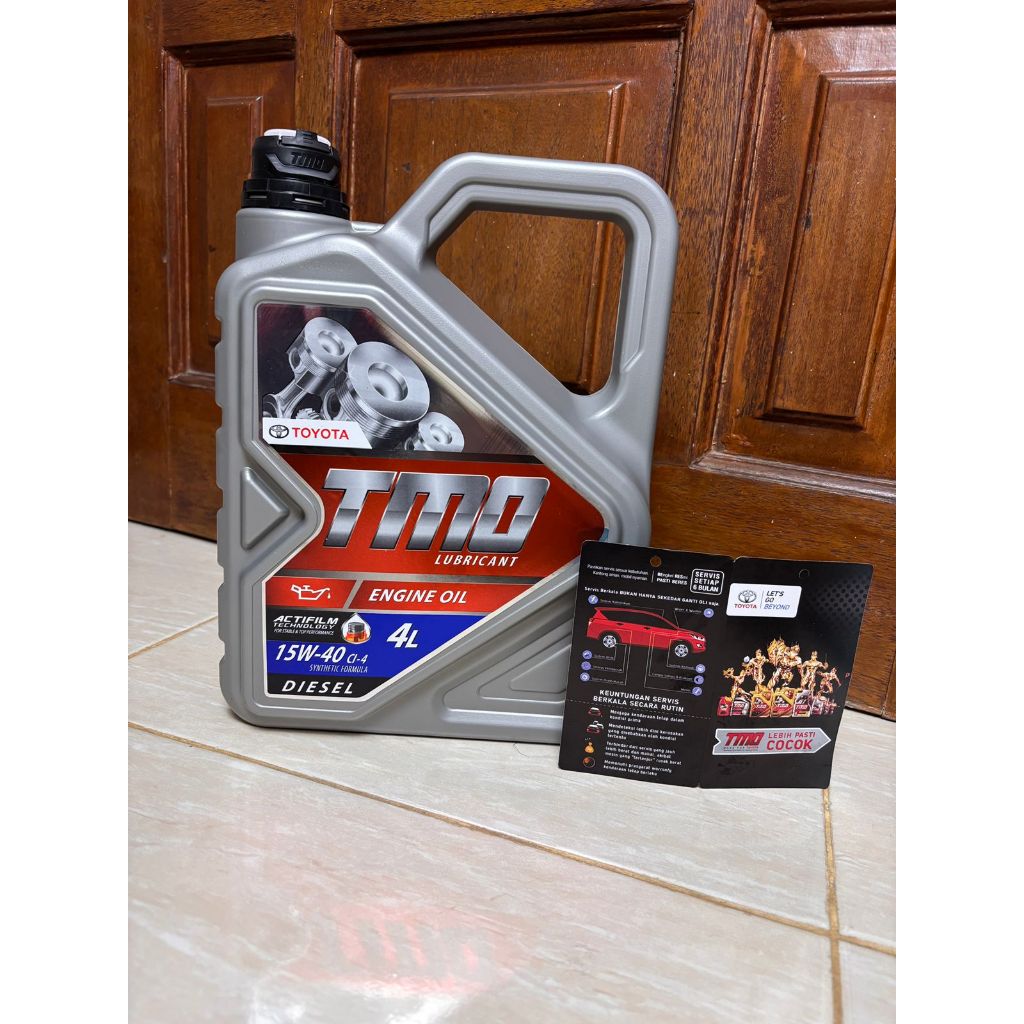 Oli Mobil TMO Diesel 4L 15w-40 CI-4 Oli Toyota Mobil Diesel