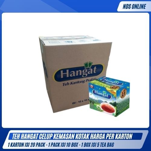 

Teh Celup Hangat 5 Kotak | 1 Karton isi 200 Box | Teh Kantong Praktis Ekonomis [INSTAN/SAMEDAY]