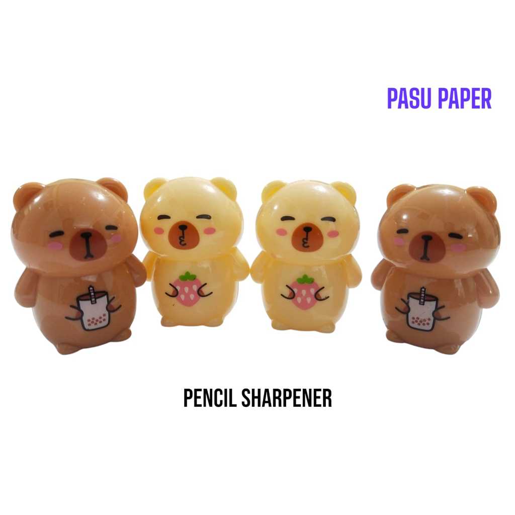 

Rautan Pensil - Serutan Pencil Sharpener Cappybara ZB-697 / Serutan Pensil Lucu / Single Hole