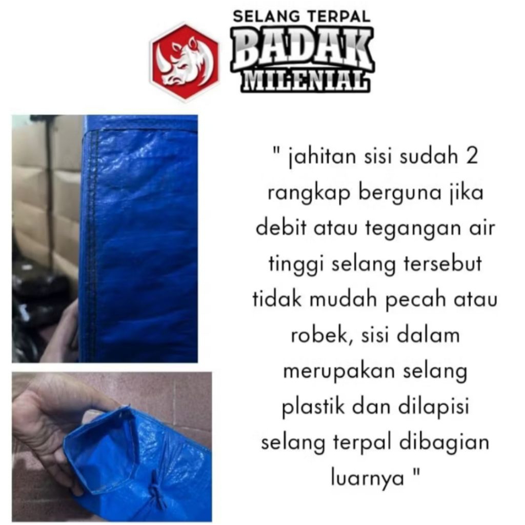 Raflezia Selang Terpal/Selang Air Irigasi Diesel/Selang Pertanian Ukuran 2 Dim/2,5 Dim/3 Dim /4 Dim