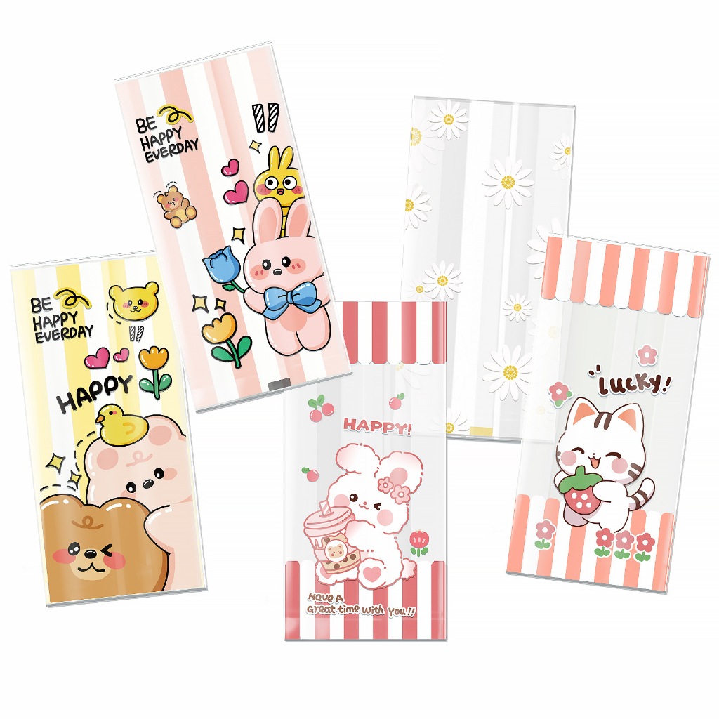 Plastik Mooncake nastar cookies souvenir ulang tahun packing Plastik cookies lucu animal 10pcs