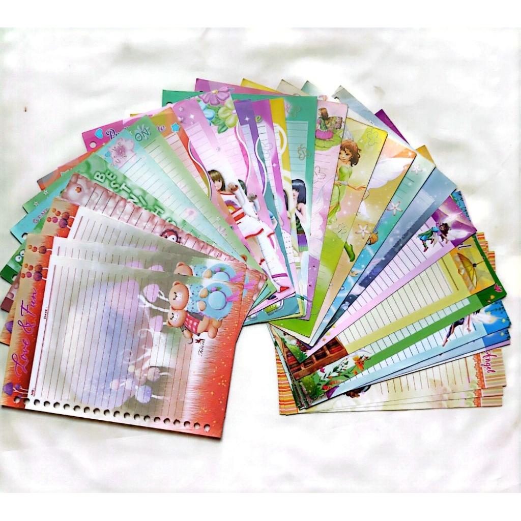 (HARGA PER LEMBAR) Kertas Binder Felicia / Kertas Binder Non Harvest A5 - Mix Felicia Series