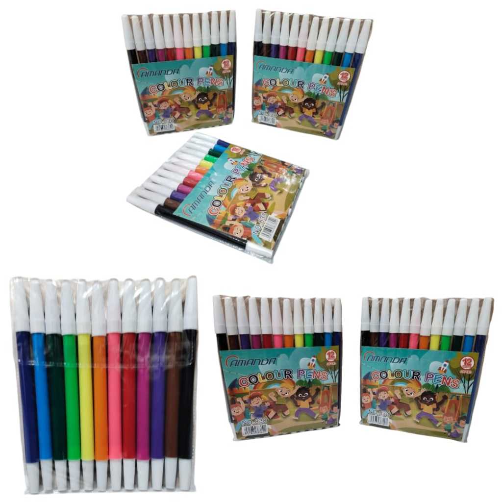 

Spidol Warna 838 Set 12 Warna Murah