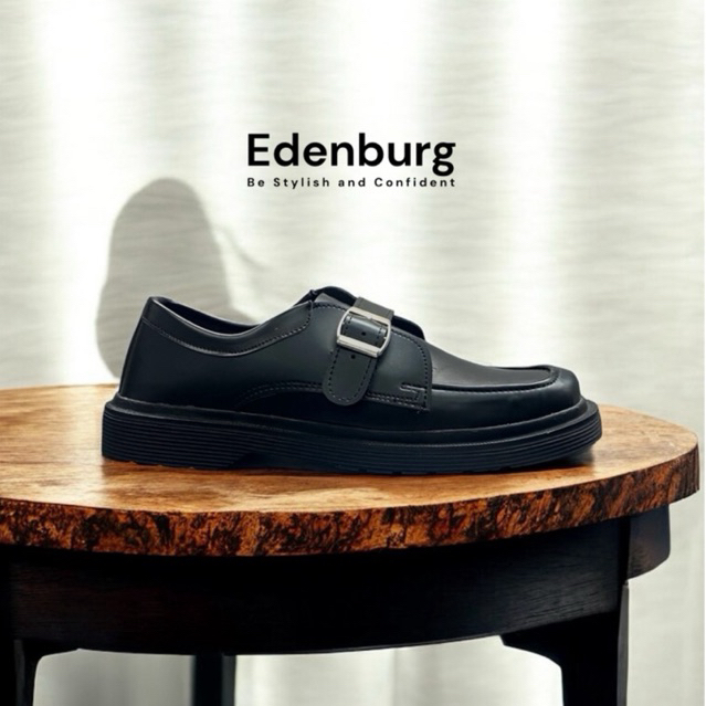 Sepatu Loafers Pria Docmart Portobello Black Original Edenburg