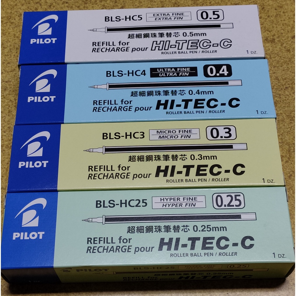 

KODE F15U Isi Pilot HiTec C Refill Tinta Presisi 25345mm