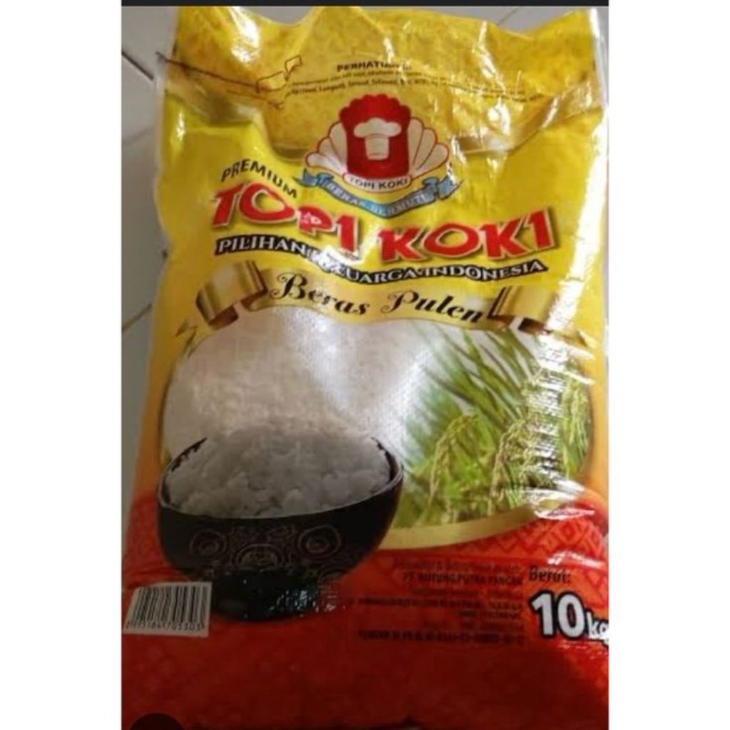 

BERAS TOPI KOKI PALEMBANG 10 KG