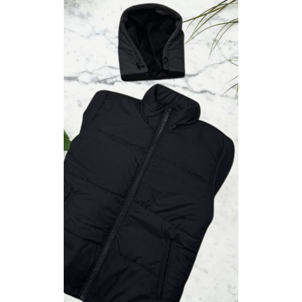 jaket gelembung hoodie lepas