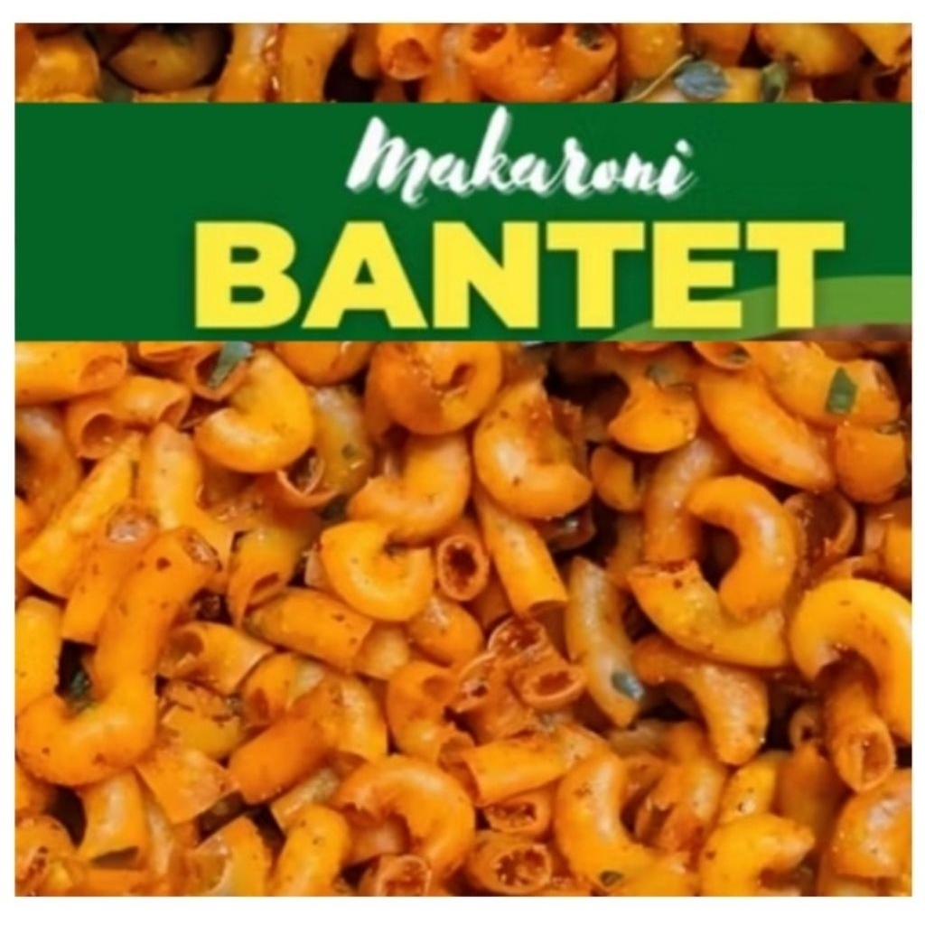 

MAKARONI BANTET BUMBU CIKRUH _KEMASAN HIGIENIS_EKONOMIS