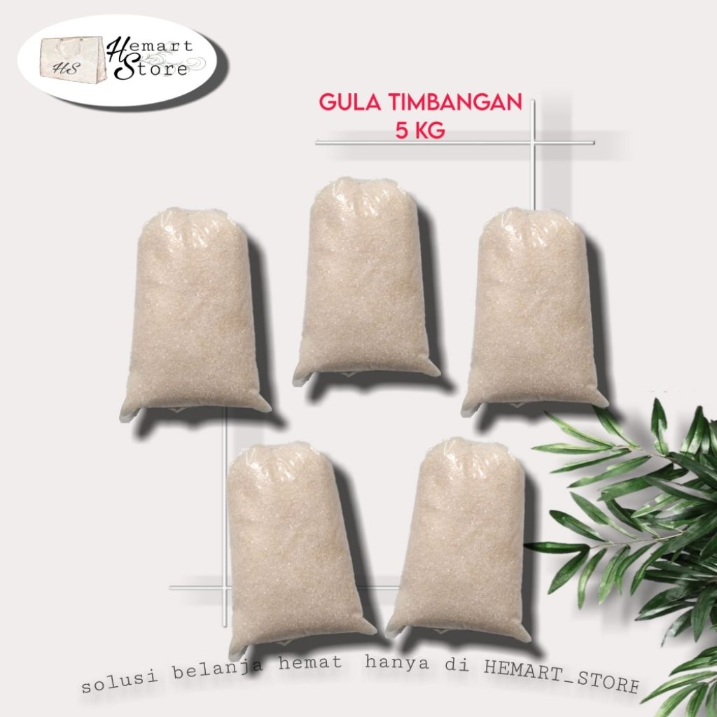

Gula Pasir 5Kg Termurah Gula Pasir Kristal Kemasan 5 Kg