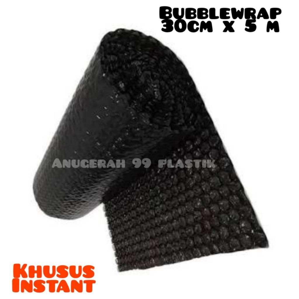 

Bubblewrap 30cm x 5 m hitam