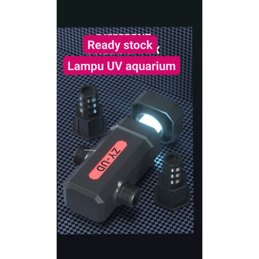 Lampu UV Aquarium 7Watt model ZY-UD