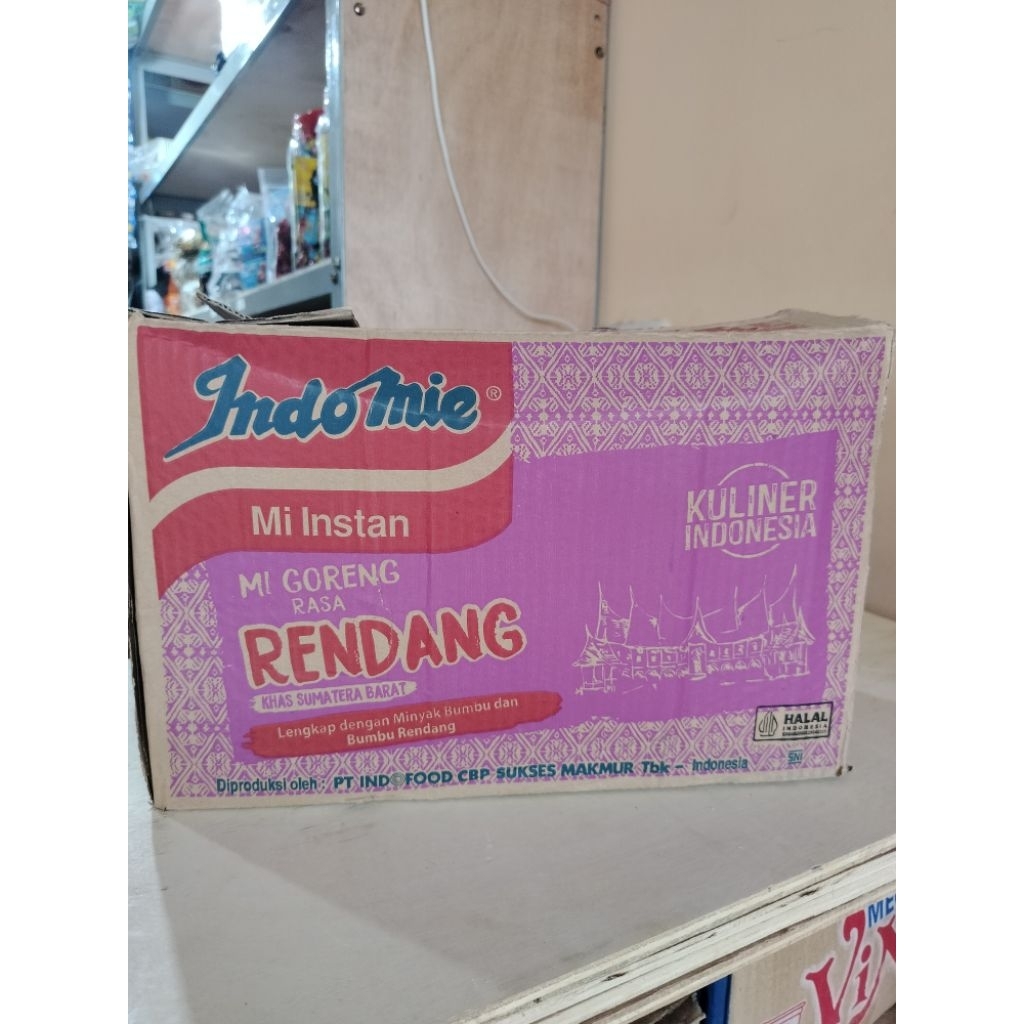 

Indomie Mie Instan Rasa Rendang (1dus isi 40pcs)