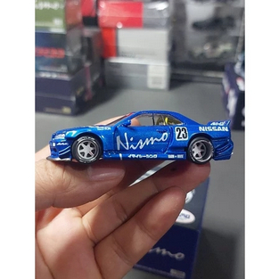 Mini GT Kaido House Nissan Skyline R34 Nismo Biru